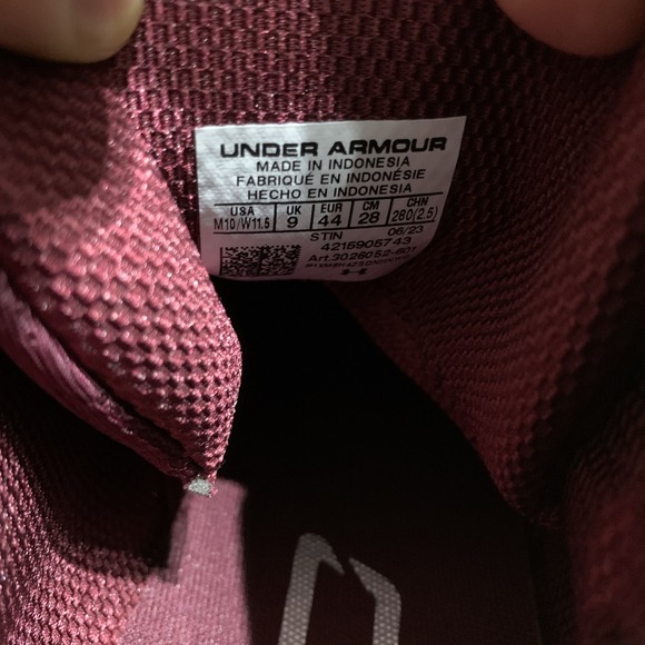 Under Armour Curry 2 Retro Mens Basketball Shoes Red‎ 3026052-601 Sz M10-W11.5 - Picture 7 of 8